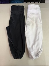 Champro Lot of 2 Youth Medium White & Black Knicker Baseball Pants