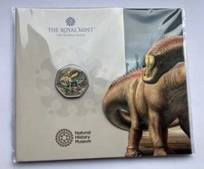 2024 Diplodocus Colour 50p Royal mint Pack Sealed