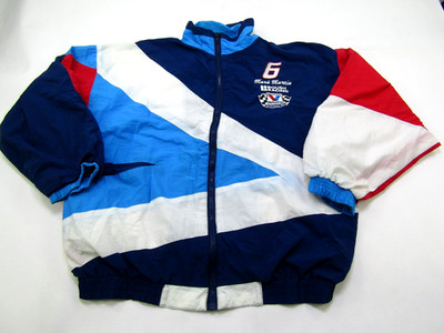 VTG Mark Martin Roush Racing Windbreaker Mens Medium Nascar Full Zip Valvoline
