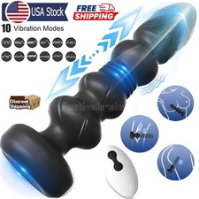 Sex Toys for Women Men Thrusting Anal Vibrator Prostate Massager Anal Butt Plug