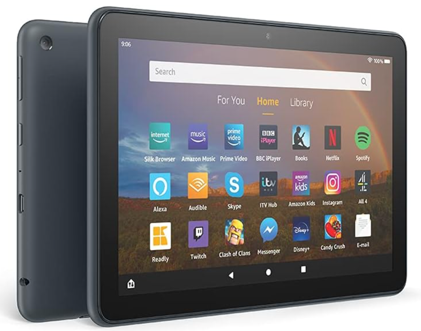Amazon Fire HD 8 Plus tablet HD display 10th gen 32GB Slate - with Ads