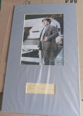 Peter Butterworth ''Carry On'' ''Doctor Who'' 13'' x 8'' signiertes montiertes Stück