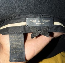 rag & bone Black Wool Women s Floppy Brim Fed...