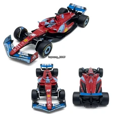 1:43 Ferrari SF-24 Model Car Diecast 2024 F1 Miami Grand Prix Charles Leclerc