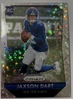 🔥 2025 Prizm Jaxson Dart Rookie Card No Huddle Silver Disco ThrowBack Giants