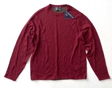 Daniel Cremieux Sweater Nwt Wine Heather Reversible Crewneck Sweater XXL 2XL