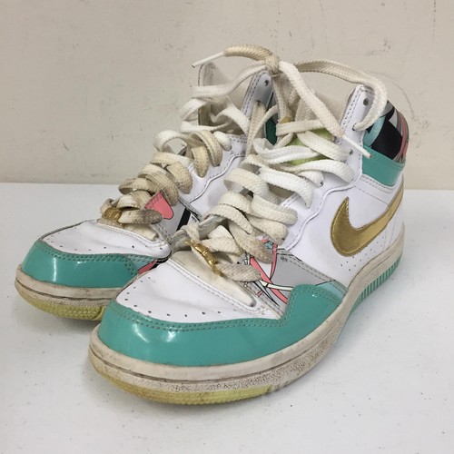 Nike Court Force Hi Mens Size 8 316117-173 Gold Blue White Shoes | eBay