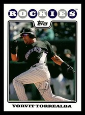 Yorvit Torrealba 2008 Topps #11 Colorado Rockies Mint