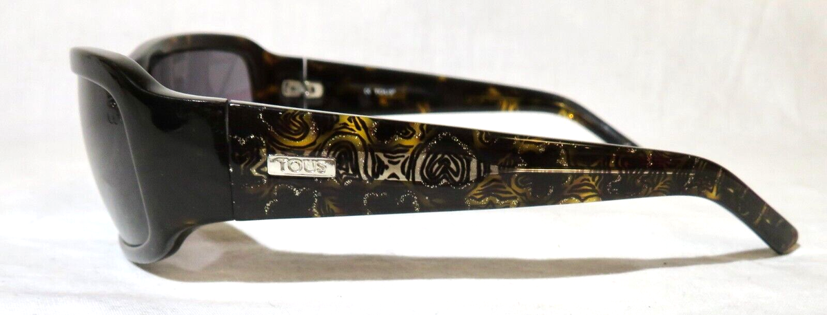 Tous Brown Tortoise Sunglasses Tous STO588 Sunglasses, Brown Tortoise plastic frame with  main image 4