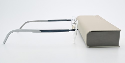 LINDBERG Brille 2424 55 145 K51 Spirit Titanium Randlos Blau Petrol Grau Silber - Picture 15 of 15