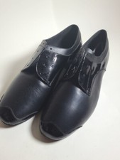 Very Fine Ballroom CD9004A Black Leather  Patent Men's Size 11