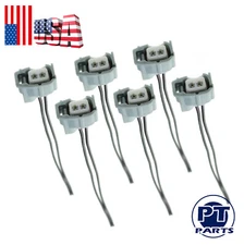 Set of 6 Fuel Injector Connector Pigtails Fits For TOYOTA Camry Accord [TOYF-6] 