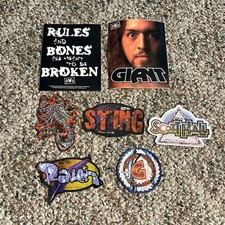 WCW NWO Vintage Vending Sticker Wrestling lot Sting Goldberg Scott Hall WWE WWF