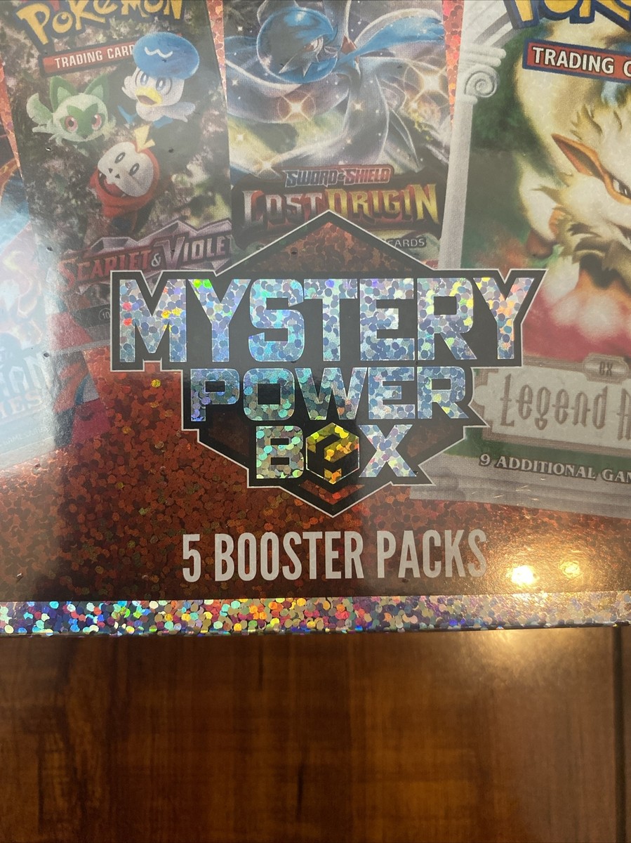Pokemon 2024 Mystery Power Box 5 Booster Packs Chase Pack Chance! New! |  eBay