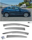 EOS Visors For 16-20 Toyota Yaris iA JDM Mugen Side Window Vent Rain Guards