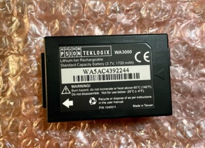 PSION TEKLOGIX WA3000 LITHIUM-ION RECHARGEABLE BATTERY 3.7V1700mAh WORKABOUT PRO
