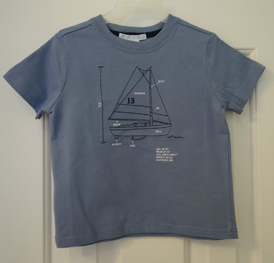 New With Tags Janie and Jack Sailing Style Sailboat Top~ Boy/'s Size 6-12 Month