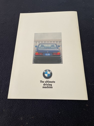 BMW Serie 7 E32 1988 folleto de ventas 735i 735iL catálogo de EE. UU. 735 - Imagen 9 de 9