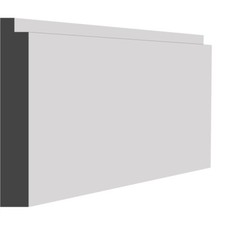 STEPPED SMALL MDF SKIRTING BOARD - 15MM - PRIMED / UNPRIMED