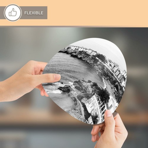 Round Mouse Mat (bw) - Nerja Costa del Sol Spain #39305 - Photo 8/8