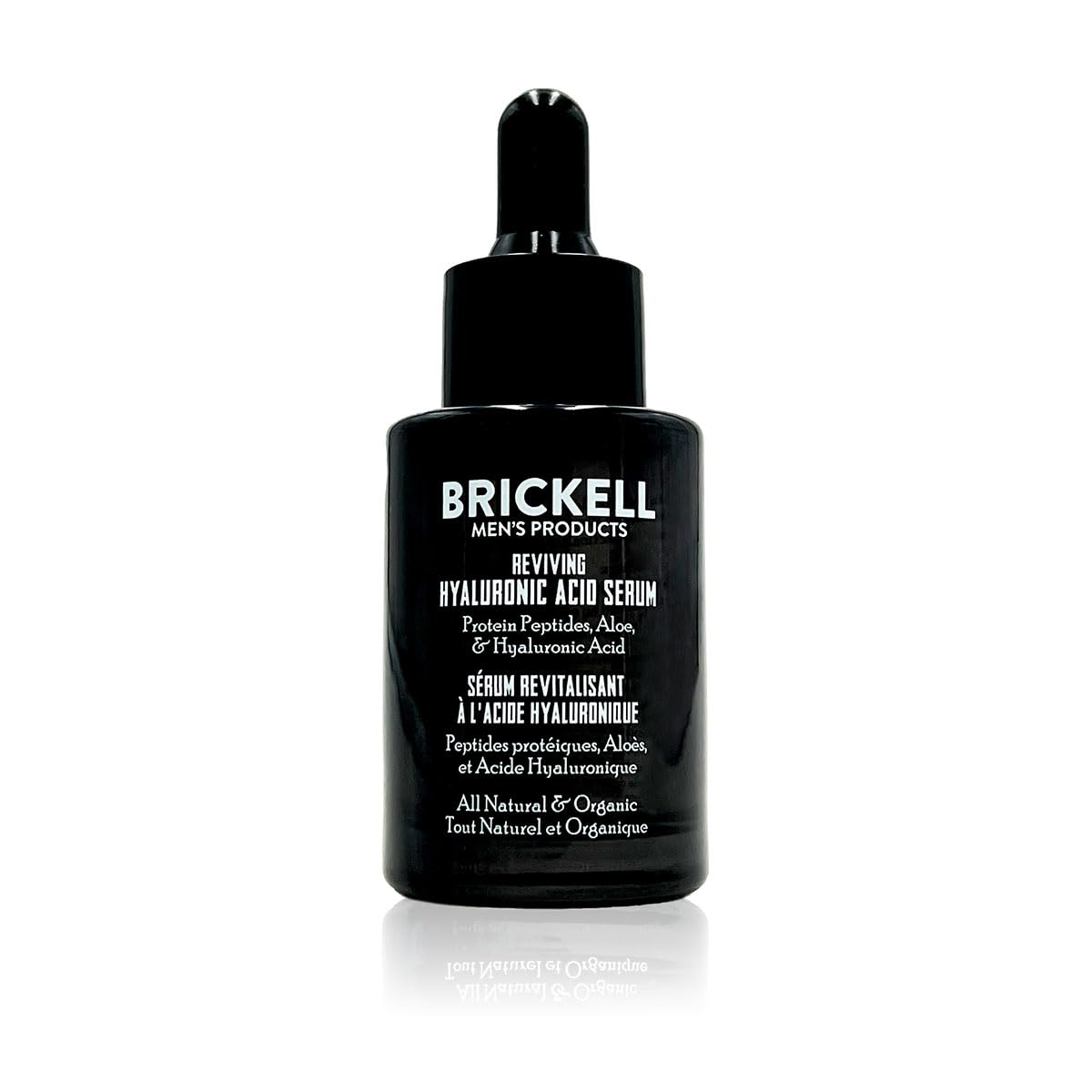 Brickell Men'S anti Aging Hyaluronic Acid Serum for Face, Reviving Day Serum for
