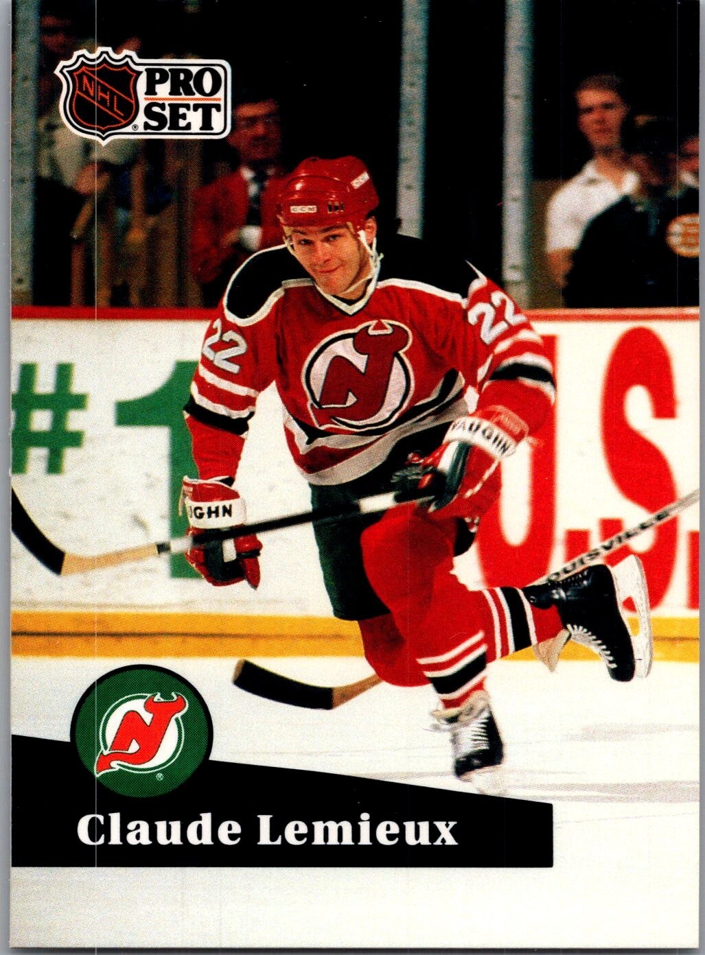 1991-92 NHL Pro Set - French #135 Claude Lemieux 