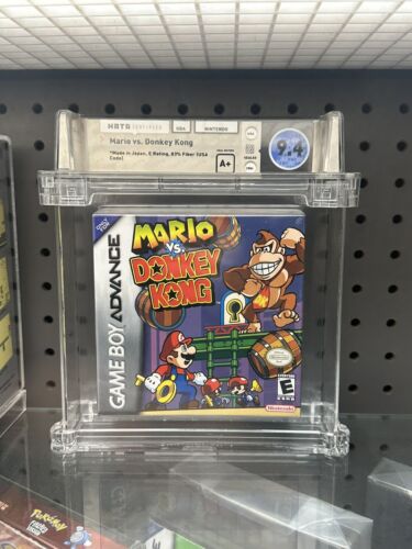 Mario vs. Donkey Kong Game Boy Advance WATA 9.4 A+ New Sealed Graded GBA