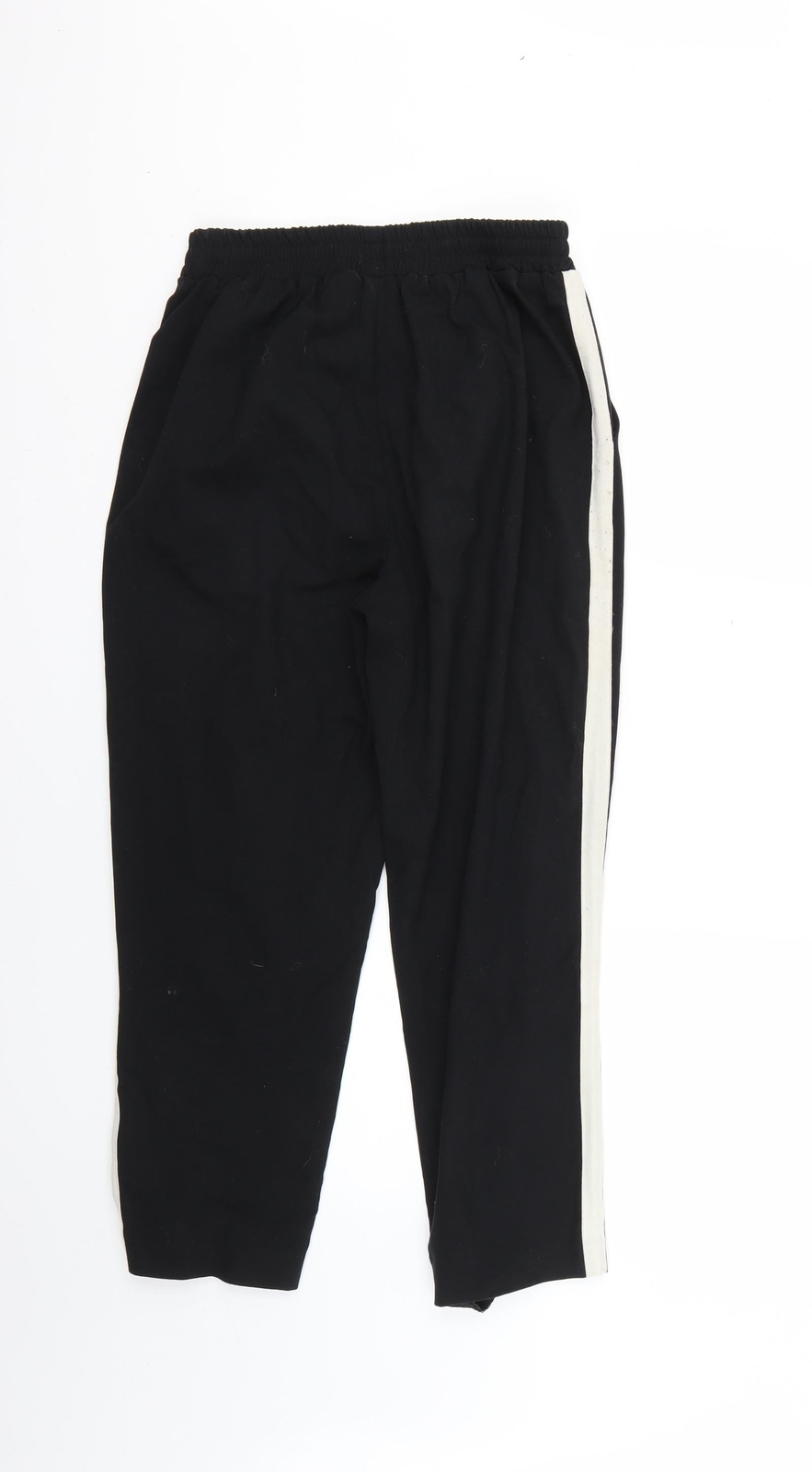 Classic Womens Black Polyester Blend A-Line Skirt Size W32 in | UK