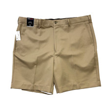 ROUNDTREE  YORKE Men Shorts travelSMART Khaki Tan 42" Luxury Microfiber NWT