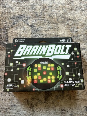Brain Bolt Light Up Memory Game Educational Insights New In Box Great Gift!!