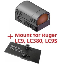 ADE RD3-028 Red Dot+Optic Mounting plate for RUGER LC9,LC380,LC9S pistol Handgun