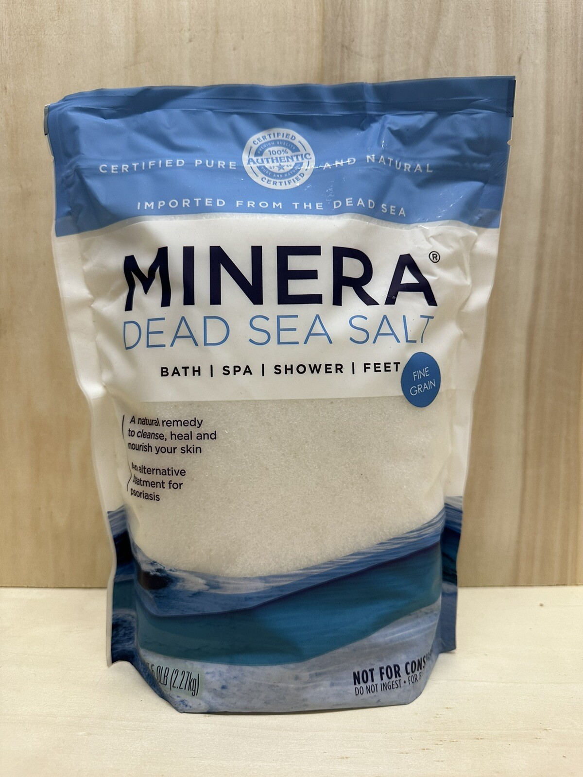 Minera Dead Sea Salt - 5 lb. Fine Grain Bulk Bag