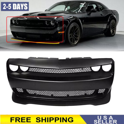 For 2015 2016-2023 Dodge Challenger Hellcat style Front Bumper Grille Assembly