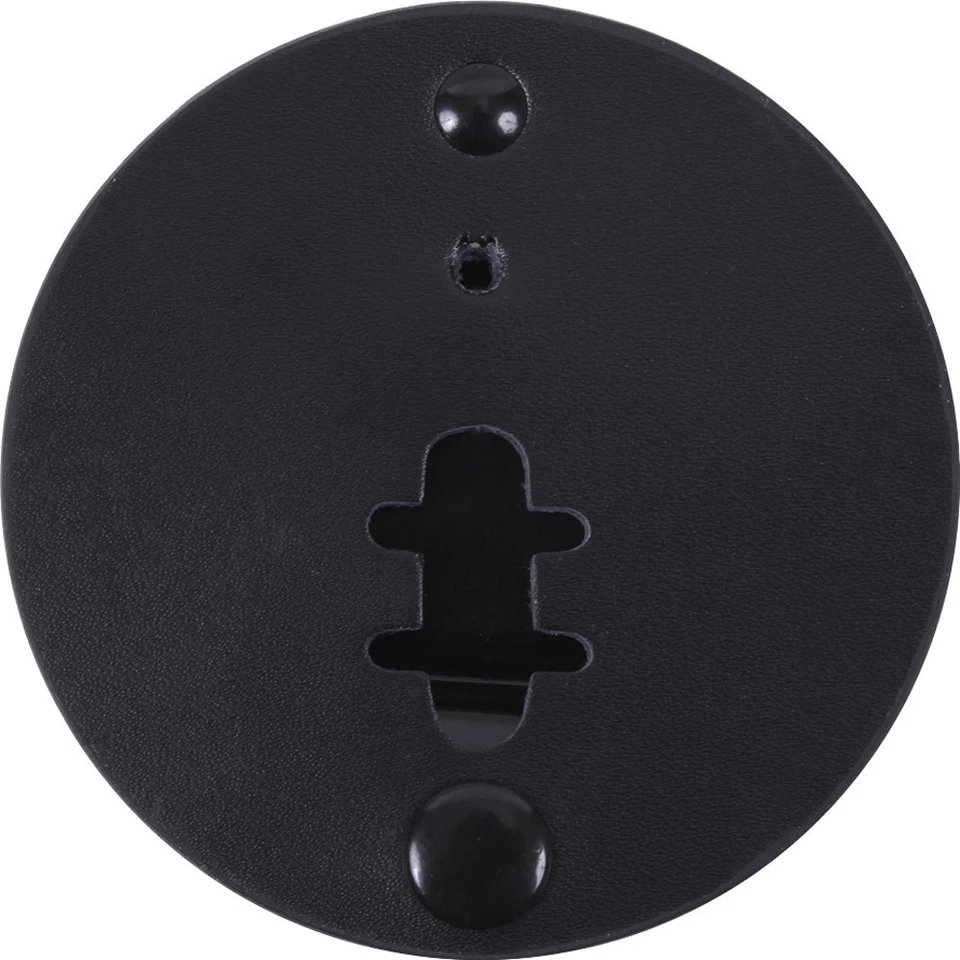 Cinturón con clip de cuero con protector de insignia redondo negro para policía policial Foto 3 de 3