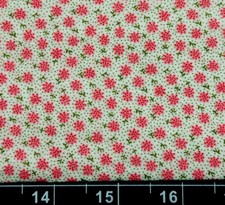 Tina Scrap 9"x21" Spring Flower Easter Small Mini Tiny Dots Pink Fabric Cotton