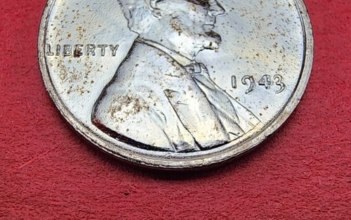 1943 "Silver" STEEL Lincoln Wheat Penny MAGNETIC!! 1943-P (LP013) - Picture 5 of 12
