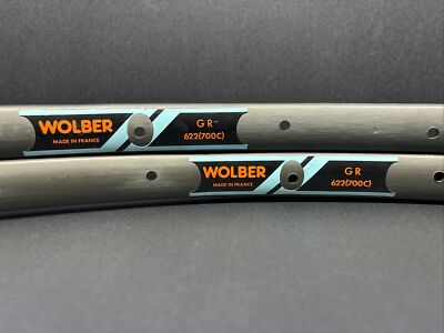 NOS Wolber GR 32h Hard Anodize 622 700c Clincher Road Rim