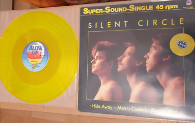 Silent Circle - Hide away Yellow Vinyl Maxi Single