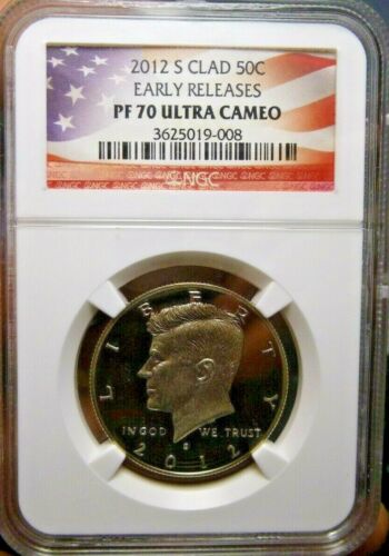 2012 S CLAD Kennedy Proof NGC PF 70 Ultra Cameo  - Foto 1 di 4