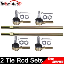 2 Tie Rod Upgrade Kit with Ends for Yamaha Raptor YFM 660R 700 700R YFZ450 SE SP