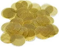 100  Brass Pipe Screens 3/4 " .750 Size Best Quality 