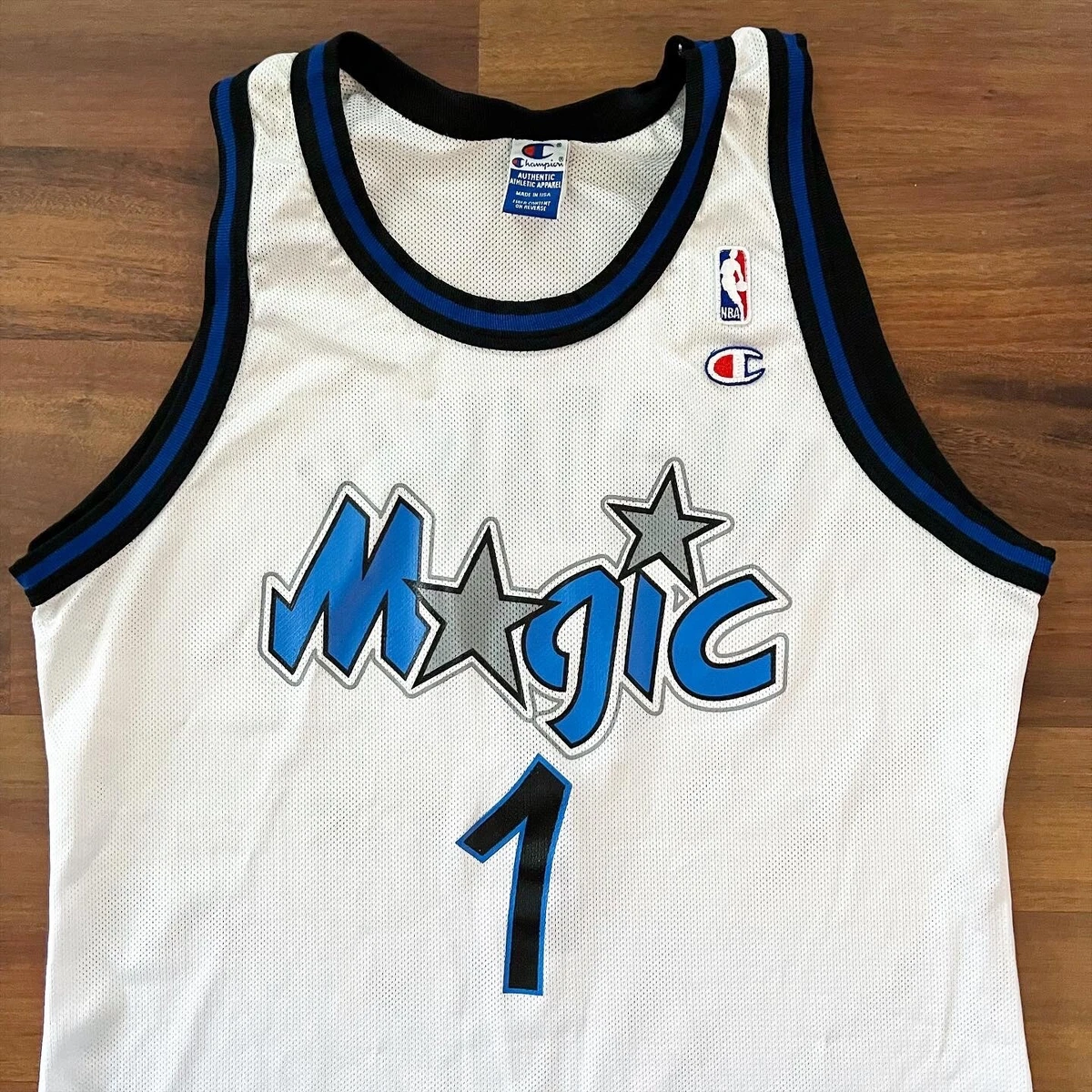 Vintage Penny Hardaway 1 Orlando Magic Jersey Champion Made 