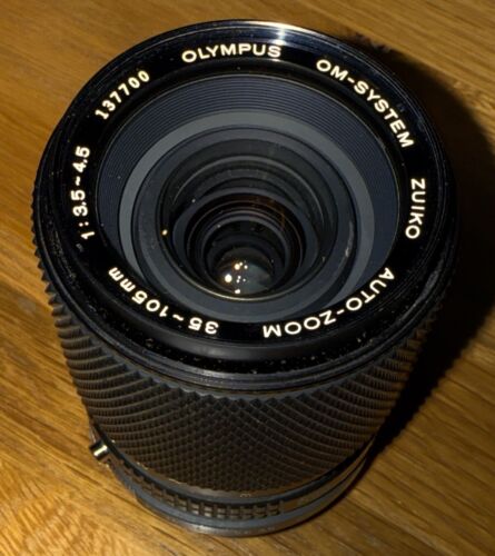 Olympus 35-105mm OM System Zuiko f/3.5-4.5 Auto-Zoom Lens for 35mm Olympus SLR