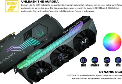 ZOTAC GAMING GeForce RTX™ 3080 Ti AMP Holo 12GB GDDR6X 384-bit