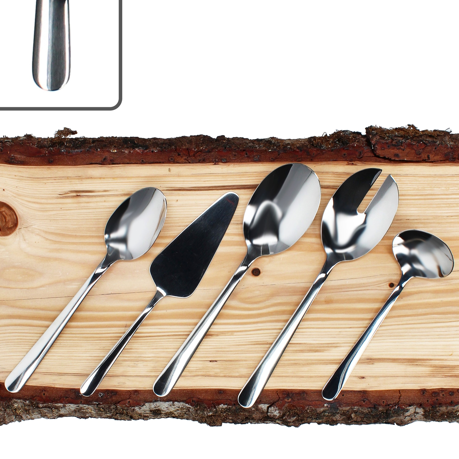 Style Art 5tlg Besteck Set Tortenheber Salatbesteck Saucen- & Servierlöffel