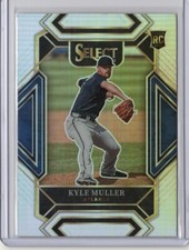 2022 Panini Select Kyle Muller Diamond Level Holo Prizm Rookie RC #208 - Braves