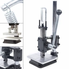 Manual DIY Leather Hole Puncher Hand Punching Machine Press Punch Tools US