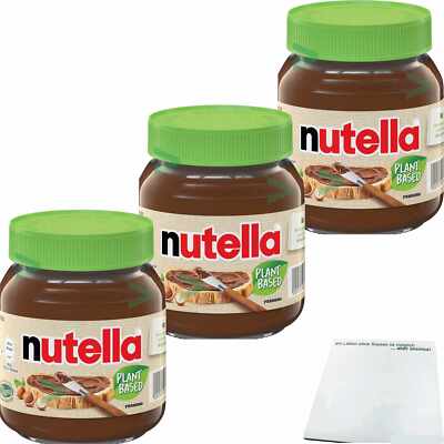 nutella plant based vegan 3er Pack 3x350g Glas usy Block
