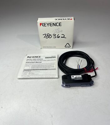 ONE (1) KEYENCE Fiber Optic Photoelectric Amplifier Sensor FS-V31P (NEW)