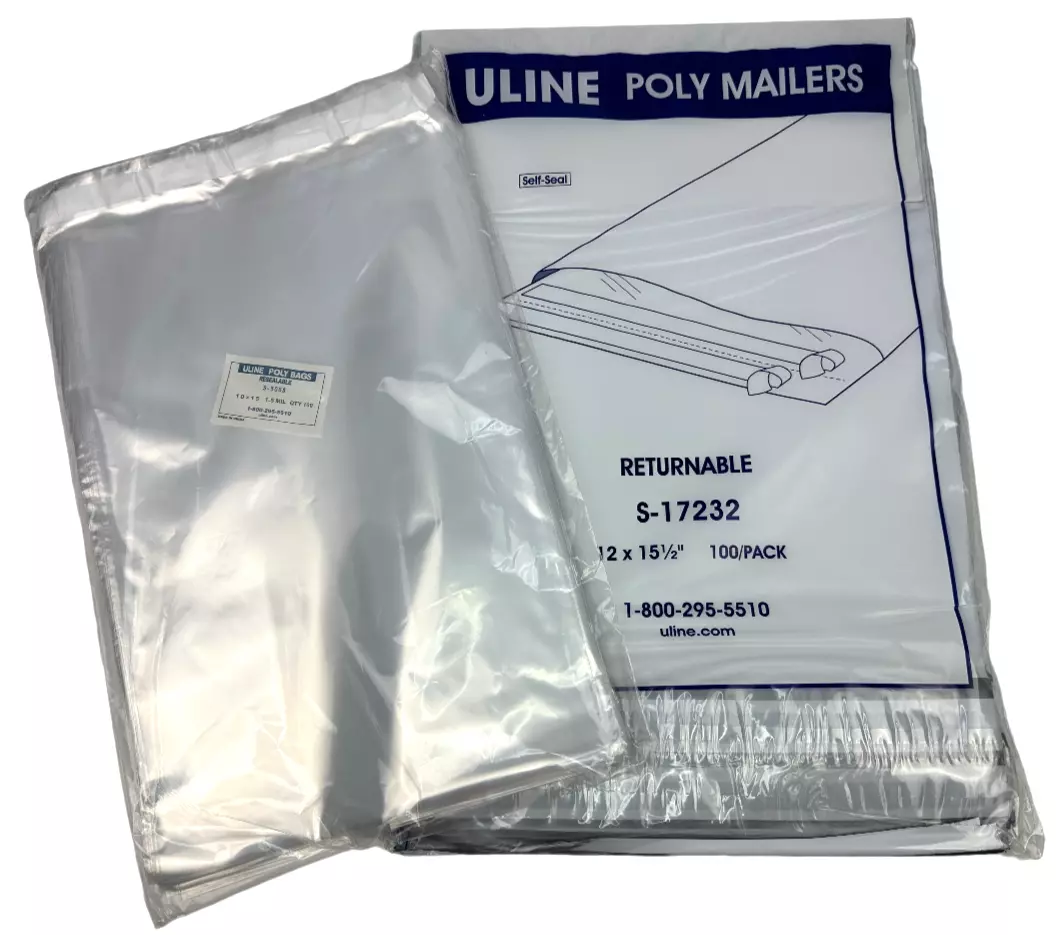 Clear Polythene Shipping Mailers